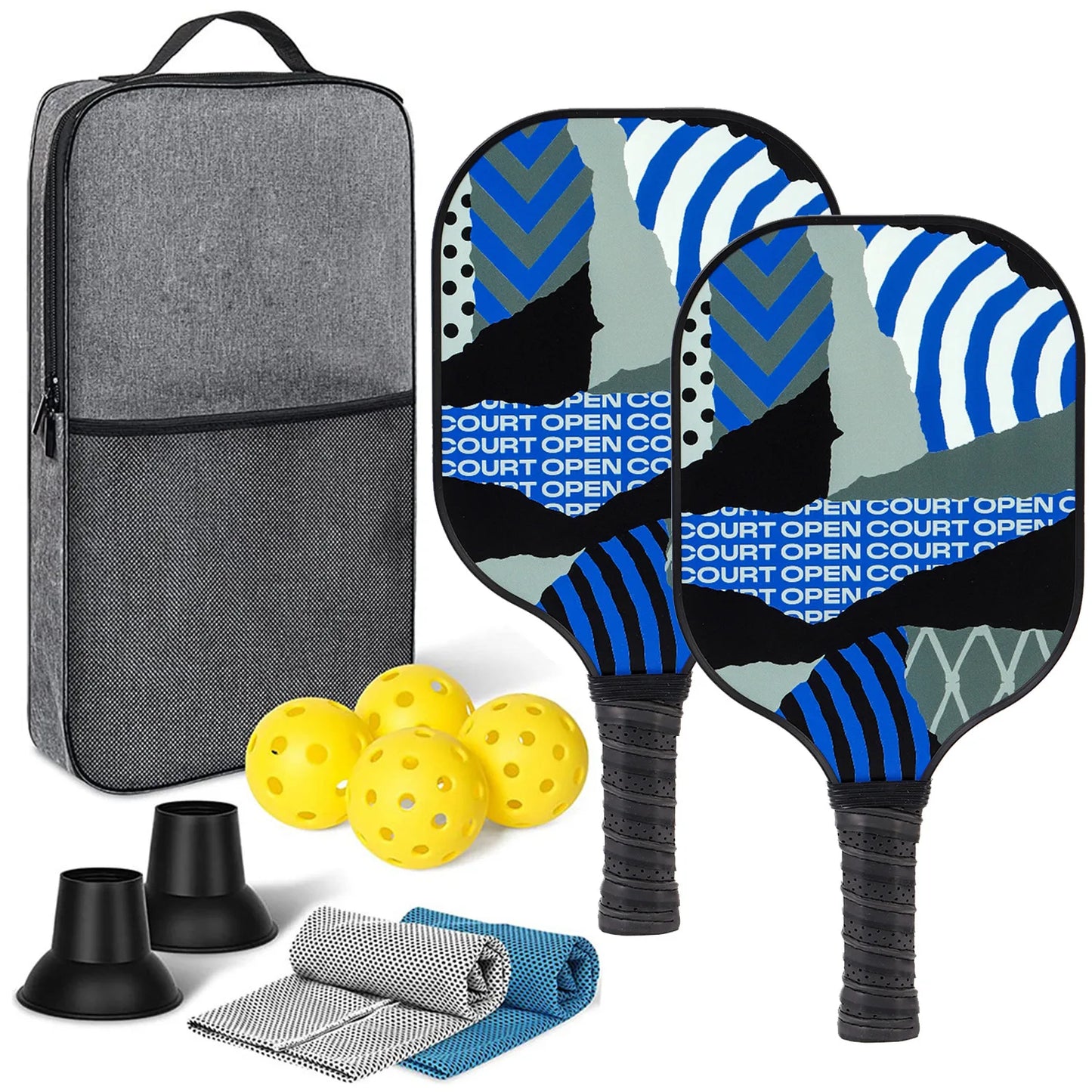 Pickleball Paddle Fiberglass USAPA Certified Carbon Fiber Honeycomb High Quality