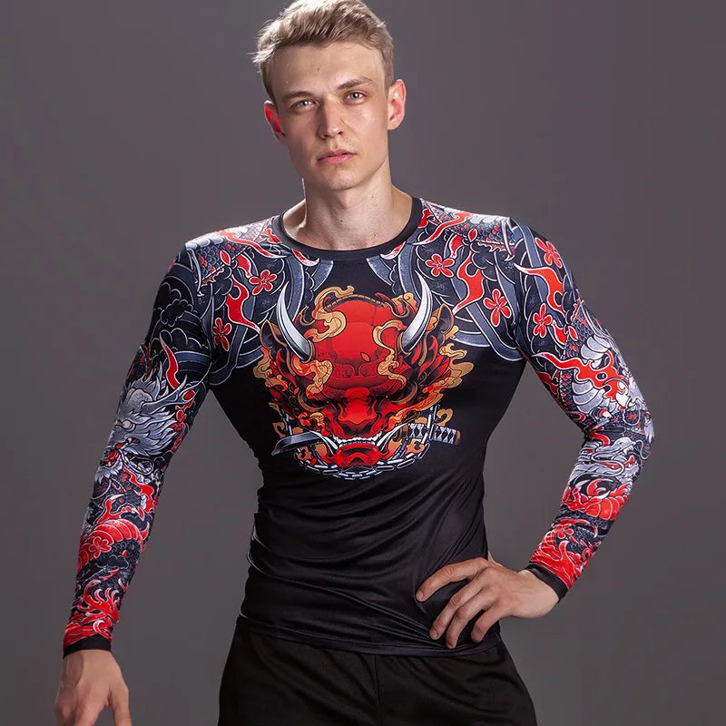 mens long sleeve fitness shirt