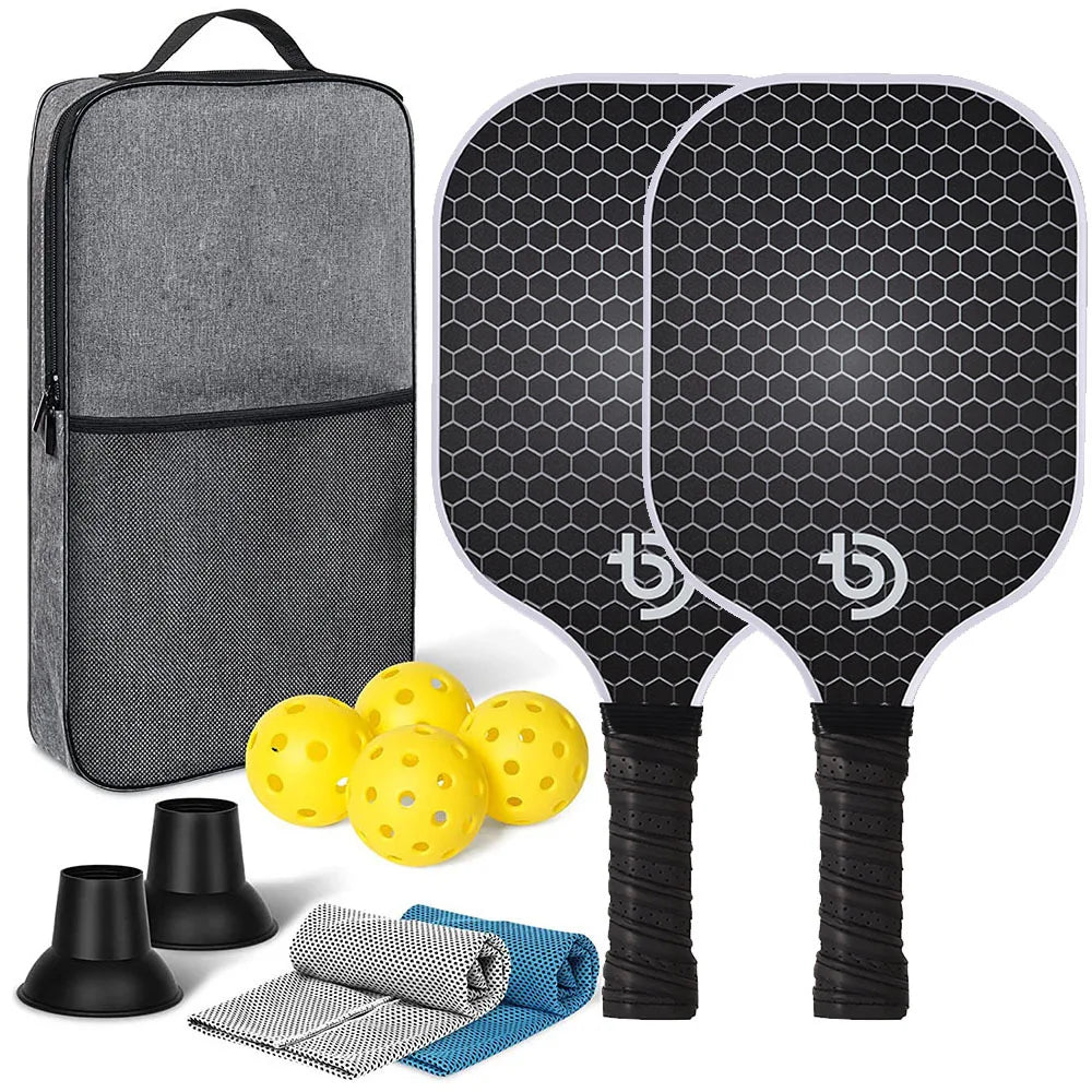 Pickleball Paddle Fiberglass USAPA Certified Carbon Fiber Honeycomb High Quality