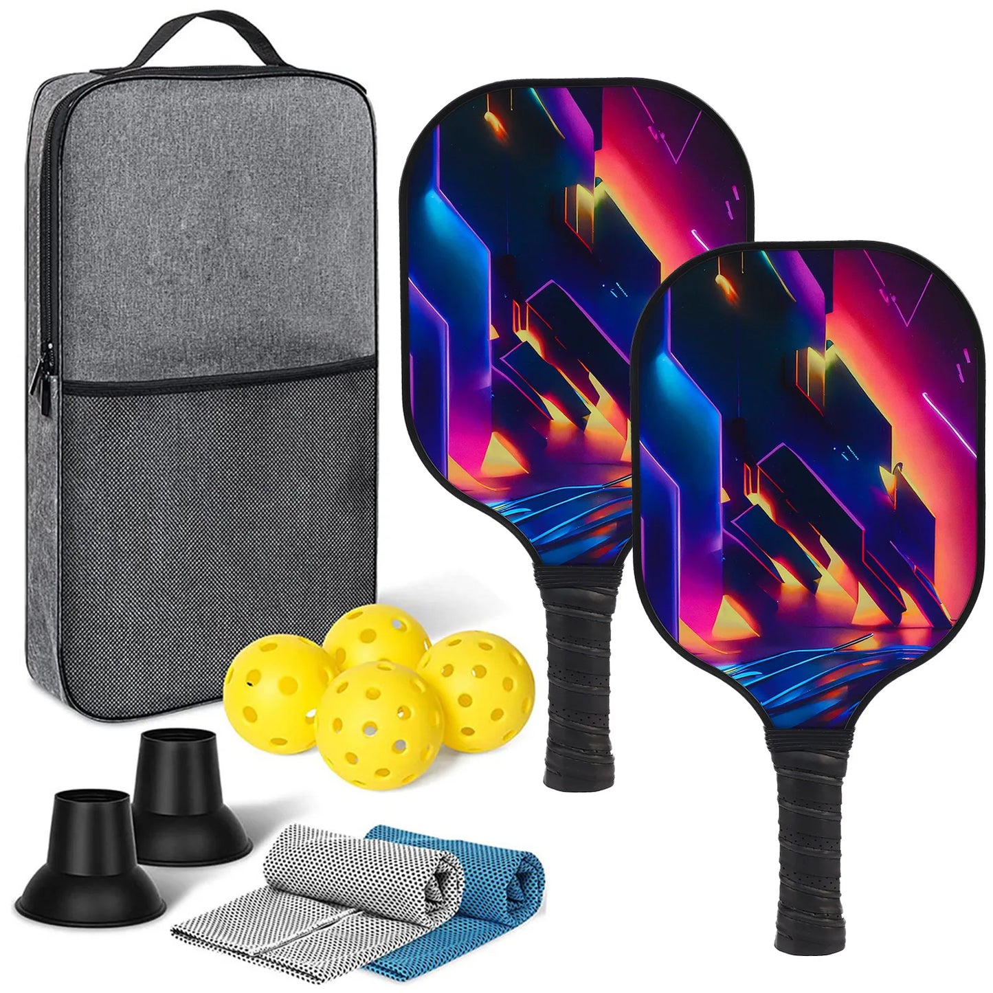 Pickleball Paddle Fiberglass USAPA Certified Carbon Fiber Honeycomb High Quality