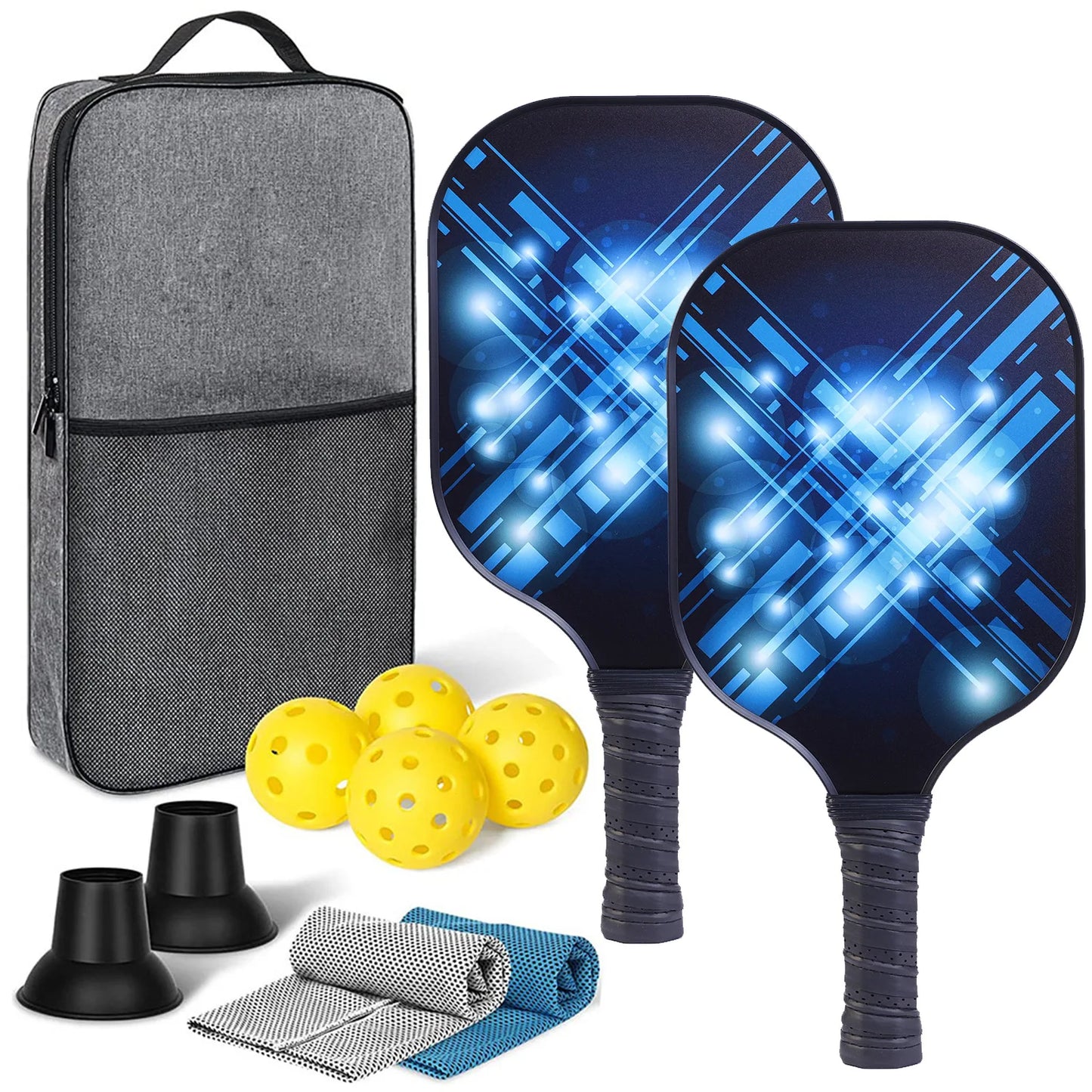 Pickleball Paddle Fiberglass USAPA Certified Carbon Fiber Honeycomb High Quality