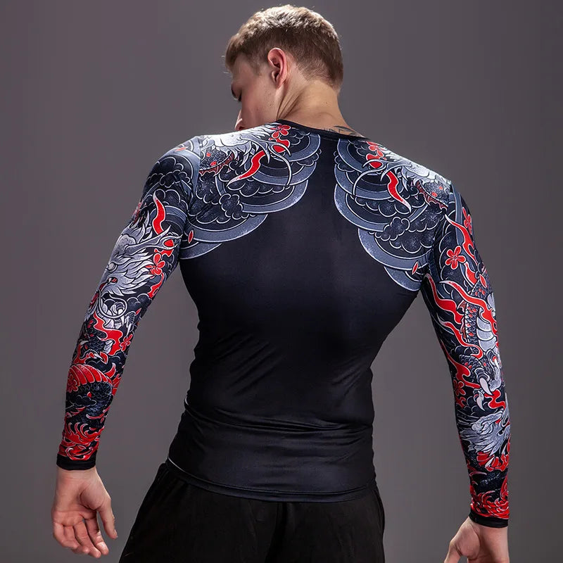 mens long sleeve fitness shirt