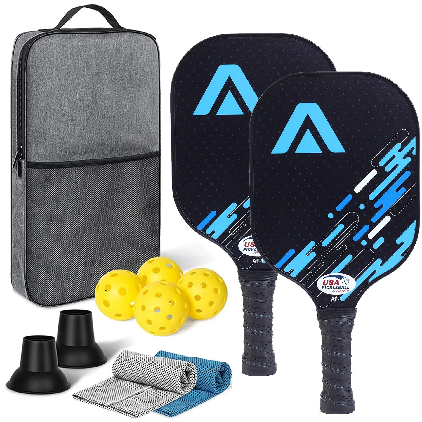 Pickleball Paddle Fiberglass USAPA Certified Carbon Fiber Honeycomb High Quality